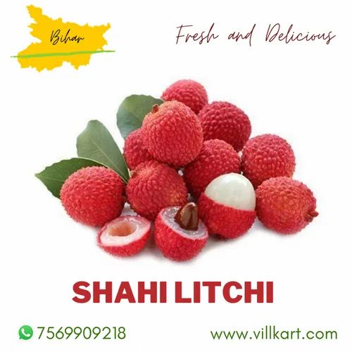 A Grade Fresh Shahi Litchis, Packaging Size: 10 Kg