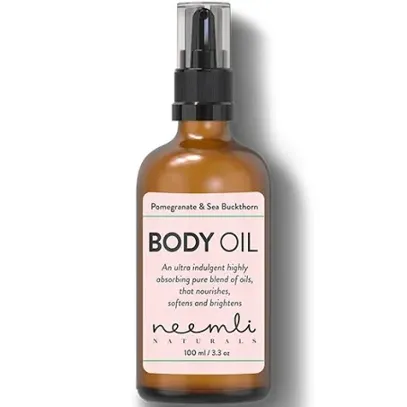 Buy Pomegranate and Sea Buckthorn Body Oil | Skin Brightening Oil