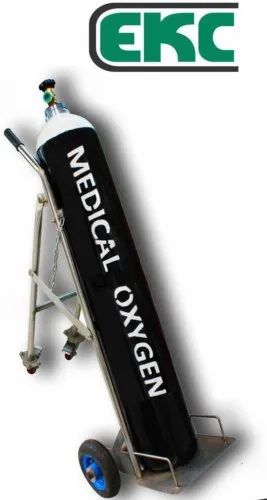 Empty Medical Oxygen Cylinder