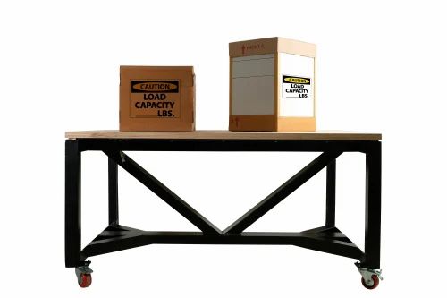 Black Wooden Industrial Mechanical workbench, Seating Capacity: 1 Person, Size: 28x22x18inch