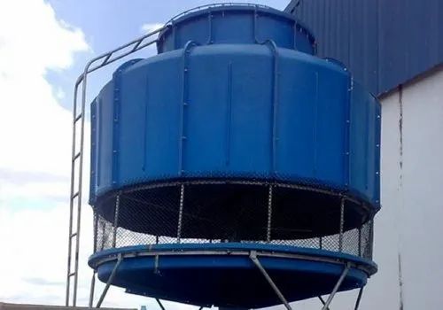 Fiberglass Reinforced Polyester Closed Loop Cooling Tower, Round, Cooling Capacity: 40Tr