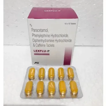 Paracetamol Phenylephrine Hydrochloride Diphenhydramine Hydrochloride & Caffeine Tablets