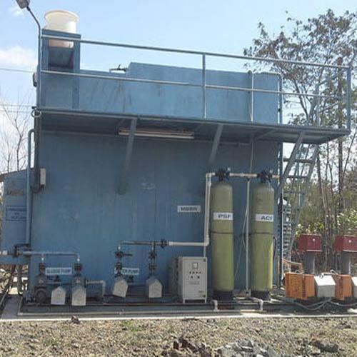 Semi-Automatic Slaughter House MBBR Sewage Treatment Plant, Installation Available