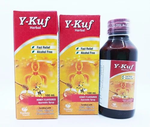 YKUF-M Allopathic Ayurvedic Cough Syrup 100ml, Minimum Order Value: 10000