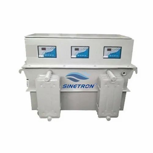 Three Phase Air-cooled Guard Servo Voltage Stabilizer, Current Capacity: 3kva To 40kva, 240-470v
