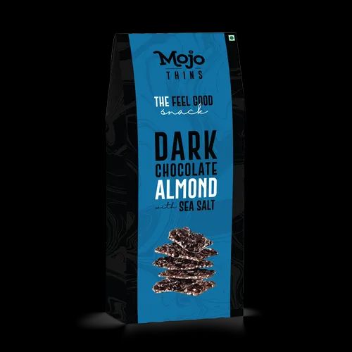 Rectangular MOJO Thins - Dark Chocolate Almond With Sea Salt