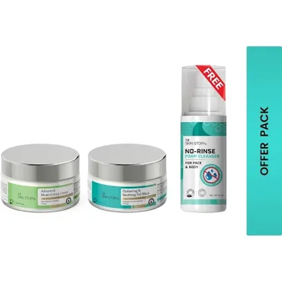 The Skin Story Day & Night Care Offer Duo | Free No Rinse Foam Cleanser | Offer Pack Combo