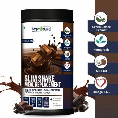 Simply Nutra Meal Replacement Slim Shake 660 Gram (Chocolate)