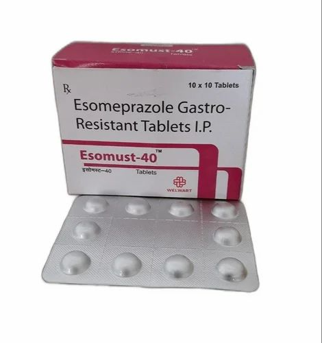 Esomust -40 Tablets, Prescription, Treatment: Stomach Ulcer