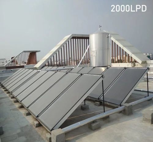 Photon Storage 2000 LPD FPC Solar Water Heater, Grey, 50Bar
