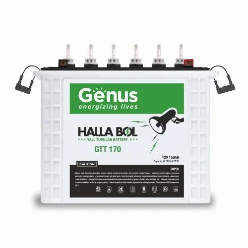 Genus Hallabol GTT170 150 Ah Tall Tubular Inverter Battery