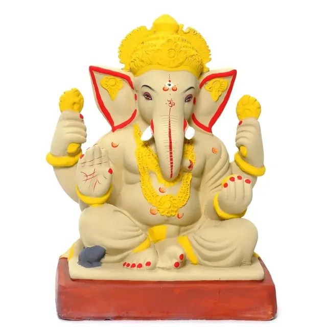 Clay 12 Inch Eco Friendly Ganesh Murti