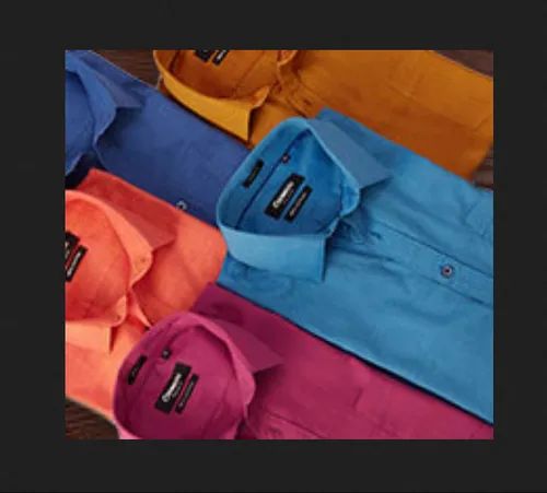 Blue, Orange And Pink Full Sleeves Opulento Shirt