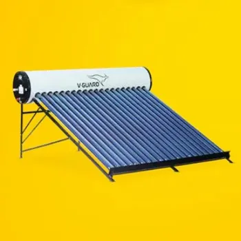 Aluminium V-Guard Solar Water Heater, Capacity: 100  - 500LPD