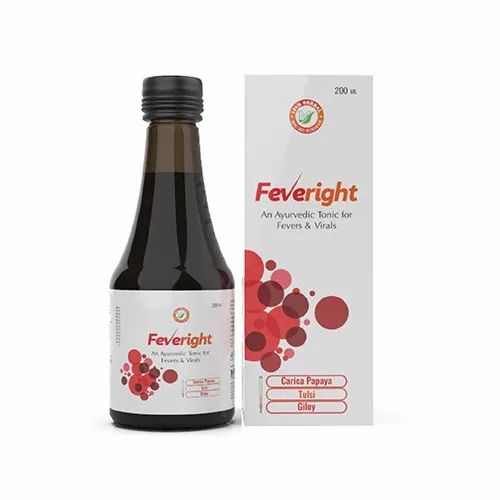 Feveright Syrup, Packaging Type: Bottle