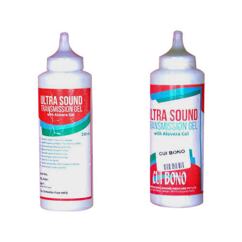 CUI Bono Ultra Sound Transmission Gel, For Hospital, Packaging Type: Bottle