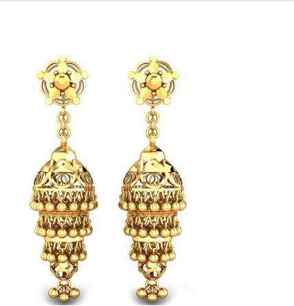 Nargis Gold Earring