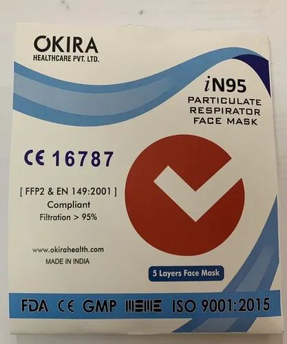 Reusable N95 Particulate Respirator, Certification: Fda Ce Gmp Iso, Number of Layers: Five