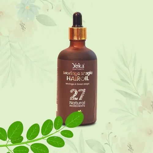 Natural Yeka Moringa And Green Magic Herbal Hair Oil