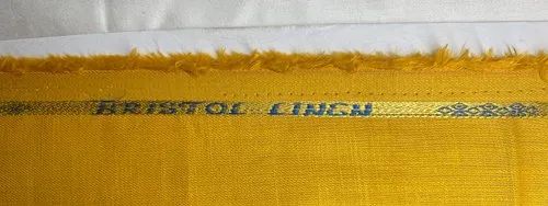 Cotton/Linen Formal Bristol Linen Shirting Fabric, Machine wash