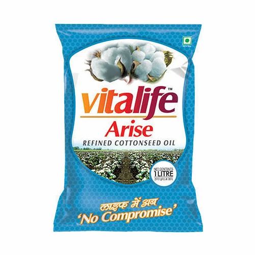 Arise Refined Cotton Seed Oil, 1 litre, Packaging Type: Tin