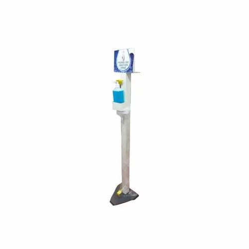 Blue & White Ms ENCEE Touch Foot Operated Sanitizer Dispenser, Capacity: Up To 1 Litre
