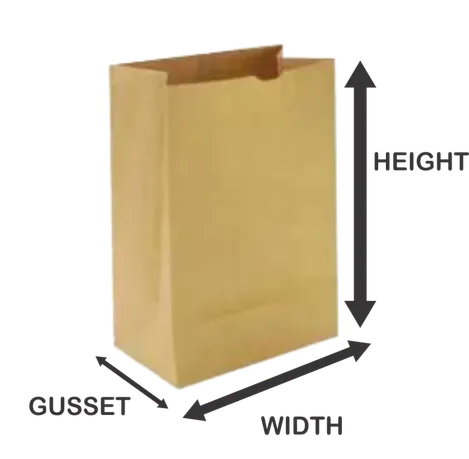 Brown SOS Kraft Paper Bag, 1 Kgs, Capacity: 2kg