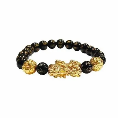 8mm Black Onyx Pixiu Bracelet