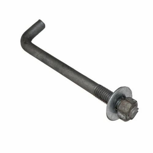 Polished Mild Steel Foundation Bolt, For Construction, Size: 7 Inch (length)