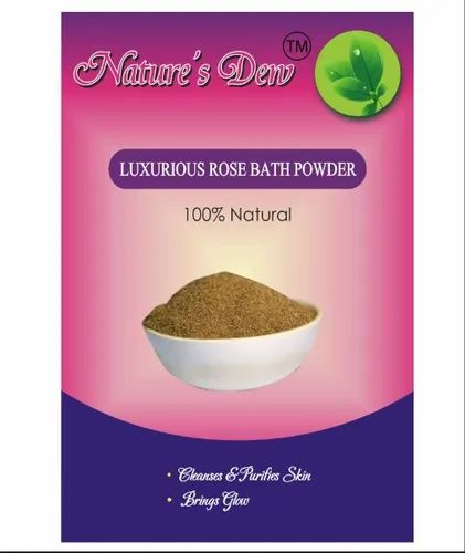 Natures Dew Luxurious Rose Bath Powder