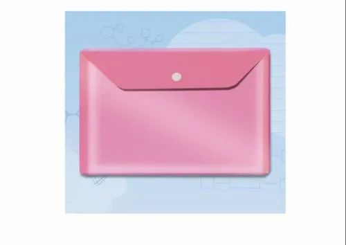 Plastic Snap Button Claro 8 Pink Envelopes, Packaging Type: Packet
