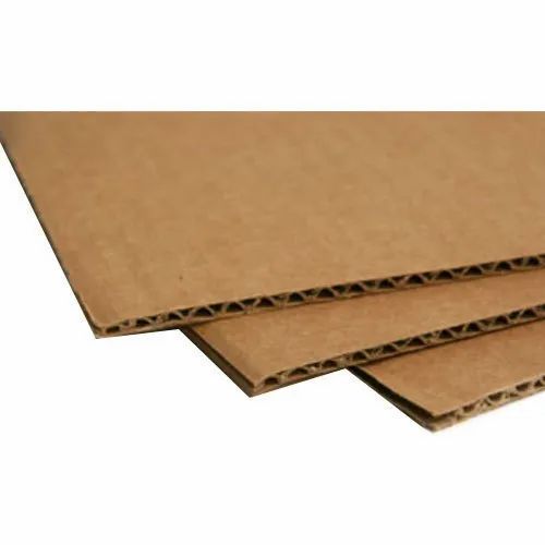 Brown Corrugated Packaging Sheet, Gsm: 120 - 150