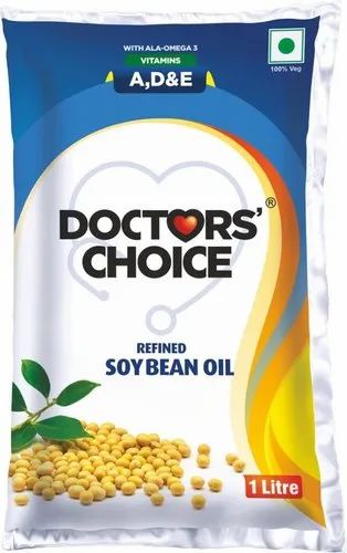 Doctor's choice refined Soyabean Oil, pouch