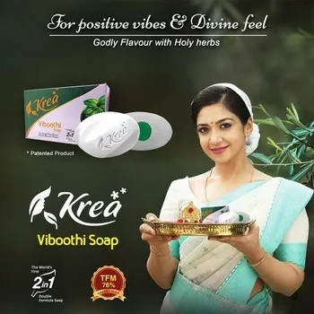 Krea Natural Viboothi 2 In 1 Soap, Non Medicated, 100 Gm