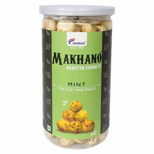 Cosmos Makhano (Roasted Foxnut) - Flavor - Mint - 60gm - Roasted Makhana Healthy Snack