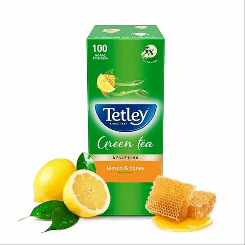 Tetley 100s Green Tea with Lemon And Honey