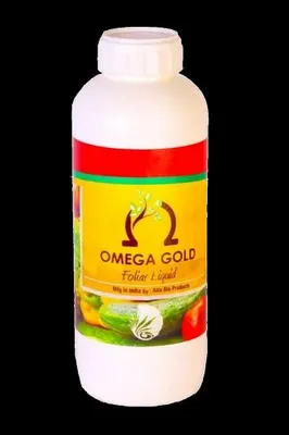 Omega Gold + Plant Growth Promoter (Liquid Humic Adid), Bottle, 1 Litre,500ml