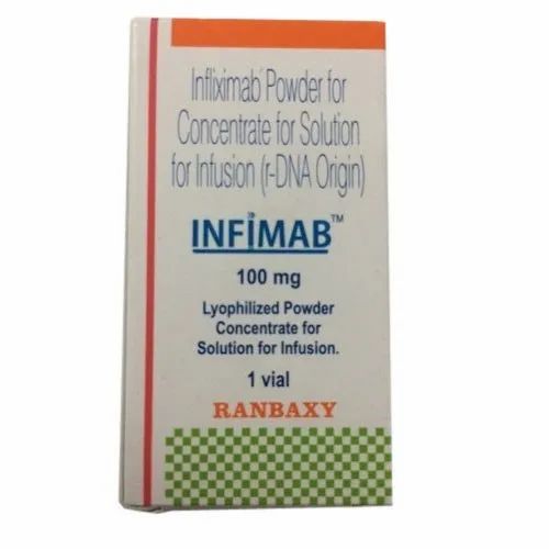 100 mg Infimab Infliximab Injection, Packaging Size: 100 mg/Vial