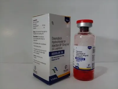 Doxoldn 50 Doxorubicin Hydrochloride Injection Ip, Biozenta, 50 mg