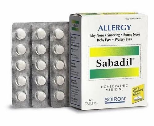 Boiron Sabadil Allergy Medicine, 60 Tablets, Prescription