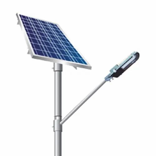 Aluminium Solar Street Light Pole Single Side