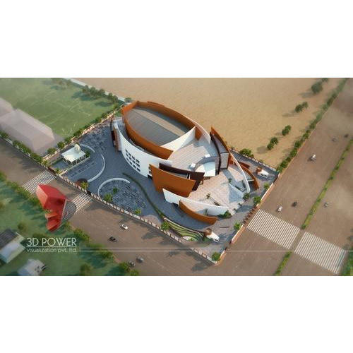 3D Auditorium Modeling & Rendering Services