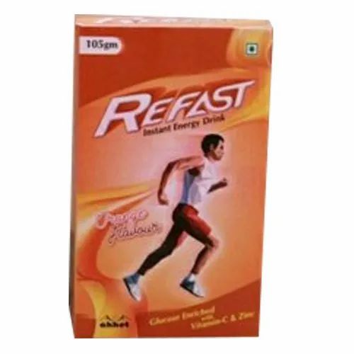 Akhet Orange Refast Instant Energy Drink Powder, Packaging Size: 105g, Packaging Type: Packet