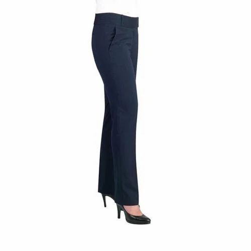 Nylon Plain Ladies Trouser, 28.0