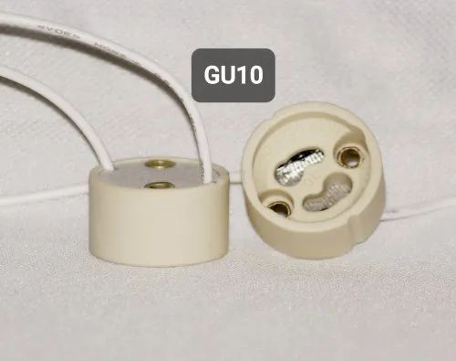 Gu10 Ceramic Porcelein Lamp Holder Socket Wire Connectors Socket, For Electrical Fitting