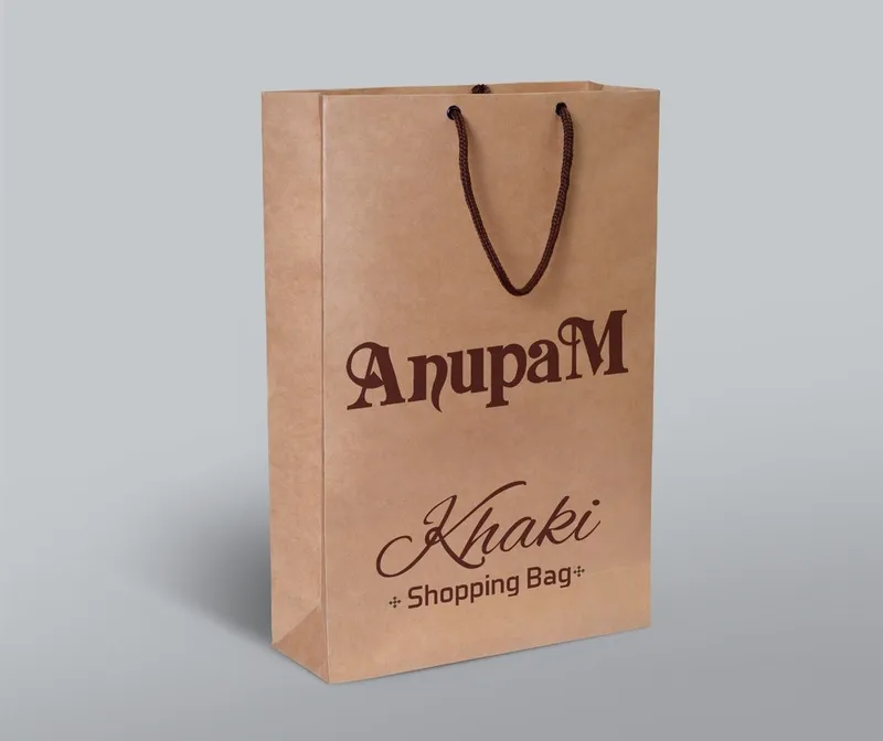 Brown Shopping Paper Bag, 500 Pcs, Capacity: 2kg