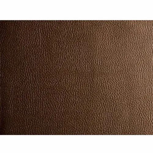 Brown Synthetic Leather Fabric, Thickness: 2 Mm