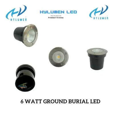 Warm White Led Ground Burial Light 6 watt, For Outdoor