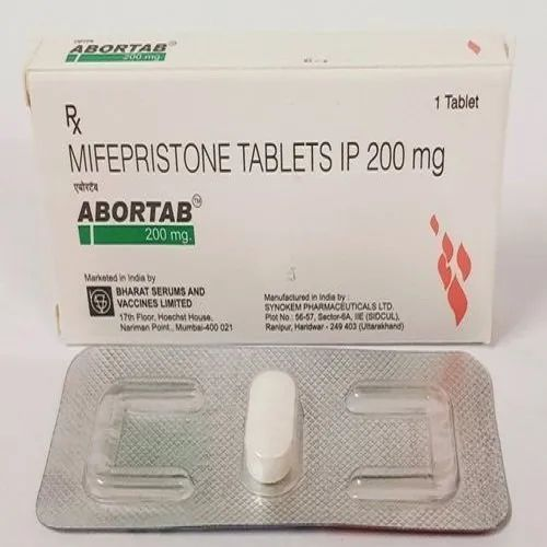 Abortab 200 Mg Tablet (mifepristone), Packaging Type: Strip, Box Packing