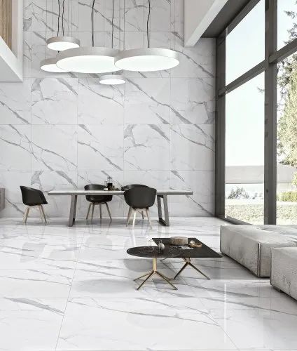 Marble Glossy DGY Statuario Classic Glazed Vitrified Tiles, Size: 800 x 1600 mm, Thickness: 9 mm